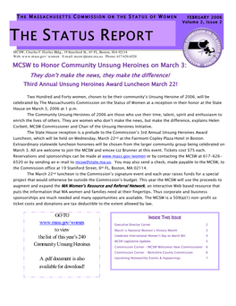 The Status Report