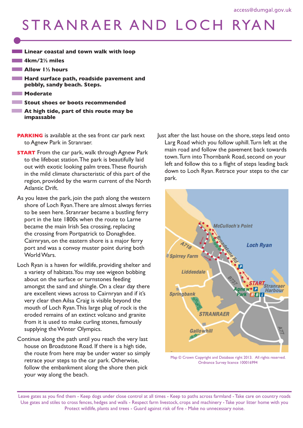 Stranraer and Loch Ryan