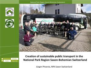 Creation of Sustainable Public Transport in the National Park Region Saxon-Bohemian Switzerland