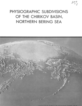 Physiographic Subdivisions of the Chirikov Basin, Northern Bering Sea