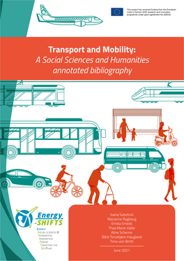 Transport and Mobility: a Social Sciences and Humanities Annotated Bibliography
