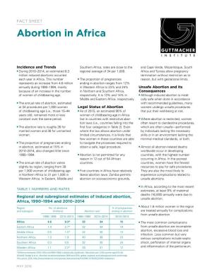 Abortion in Africa