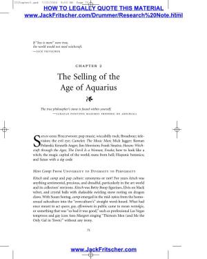 The Selling of the Age of Aquarius (