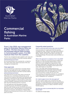 Commercial Fishing in Australian Marine Parks