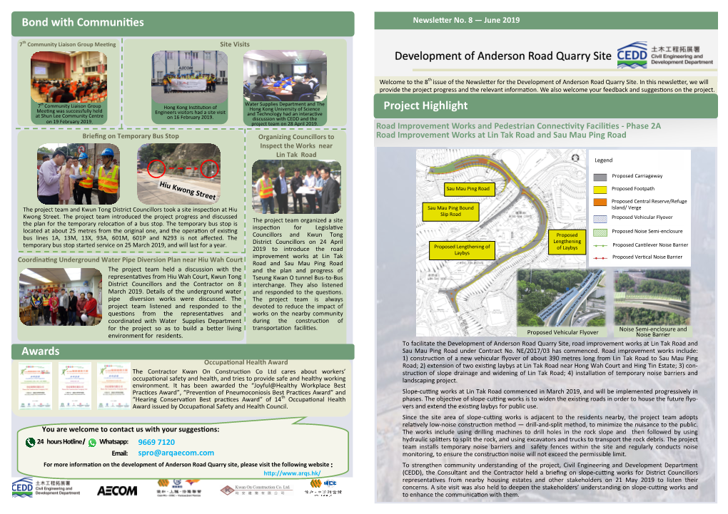 Project Highlight Bond with Communities Awards Development of Anderson Road Quarry Site