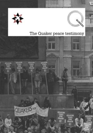 Quaker Peace Testimony Contents