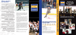 Hockey Camp & Girls Camp Calendar 2009