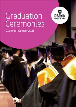 Deakin University Graduations Program