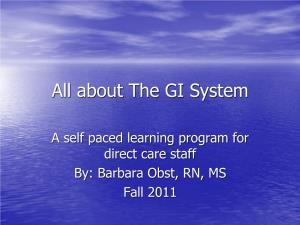 All About the GI System