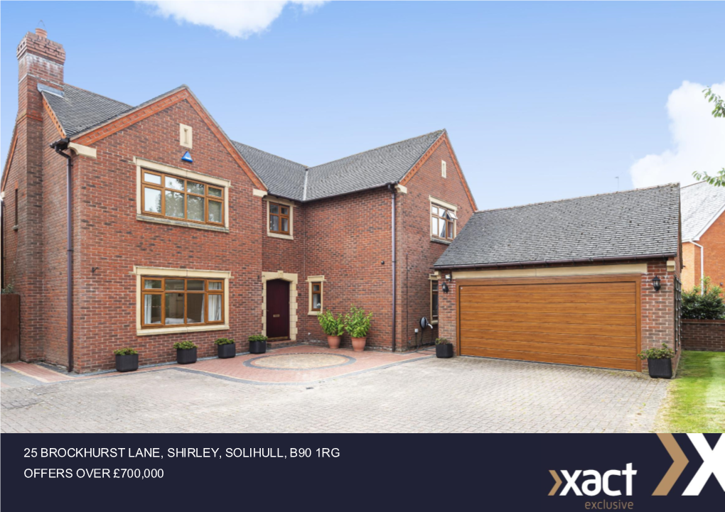 25 Brockhurst Lane, Shirley, Solihull, B90 1Rg Offers Over £700,000