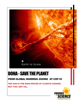 Doha - Save the Planet from Global Warming Dogma at Cop-18