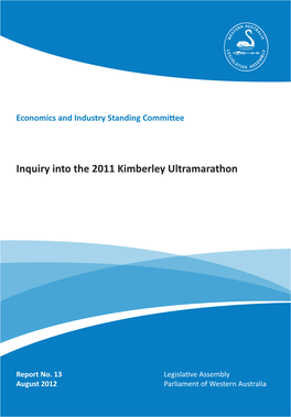 Inquiry Into the 2011 Kimberley Ultramarathon