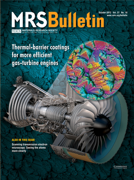 Thermal-Barrier Coatings for More Efficient Gas-Turbine Engines