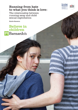 Barnardo's – Running from Hate to What You Think Is Love