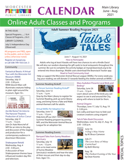 Online Adult Classes and Programs