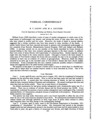 Familial Cardiomegaly by R