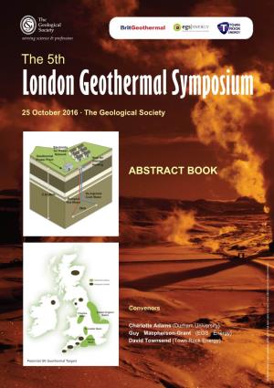 The 5Th London Geothermal Symposium