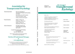 Association for Transpersonal Psychology