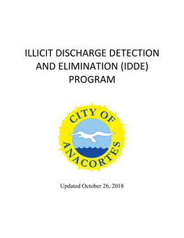 Illicit Discharge Detection and Elimination (IDDE) Manual