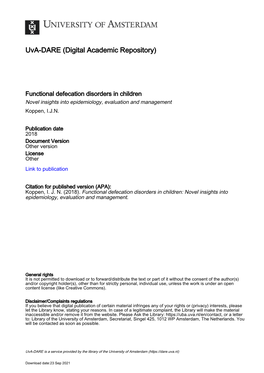 Using the Bristol Stool Scale and Parental Report of Stool Consistency As Part of the Rome Iii Criteria for Functional Constipation in Infants and Toddlers