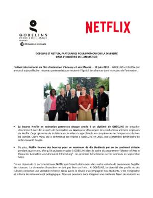 Gobelins Et Netflix, Partenaires Pour Promouvoir La Diversité Dans L'industrie De L'animation