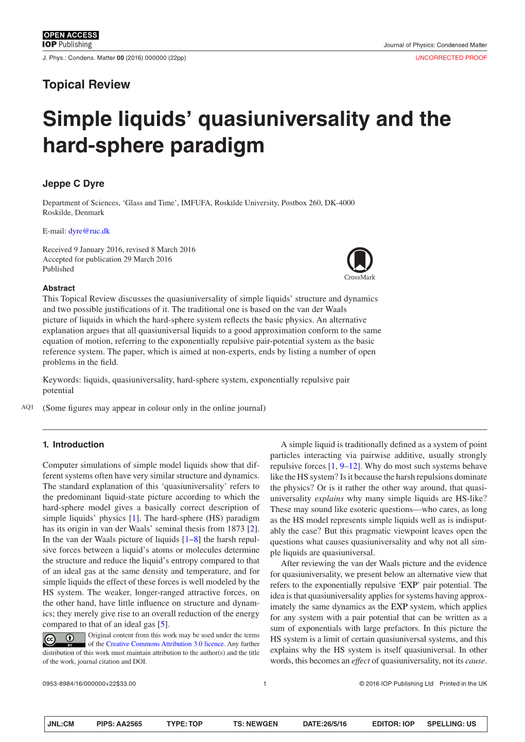 Simple Liquids' Quasiuniversality and the Hard-Sphere Paradigm