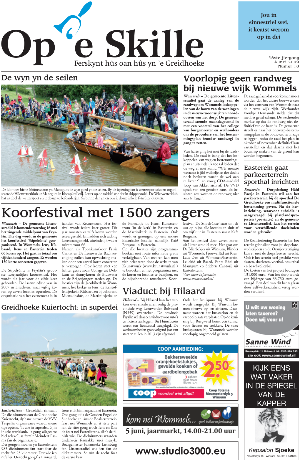 Koorfestival Met 1500 Zangers Jecten (Provincie) En De Gemeen- Wommels – De Gemeente Litten- Handen Van Keunstwurk