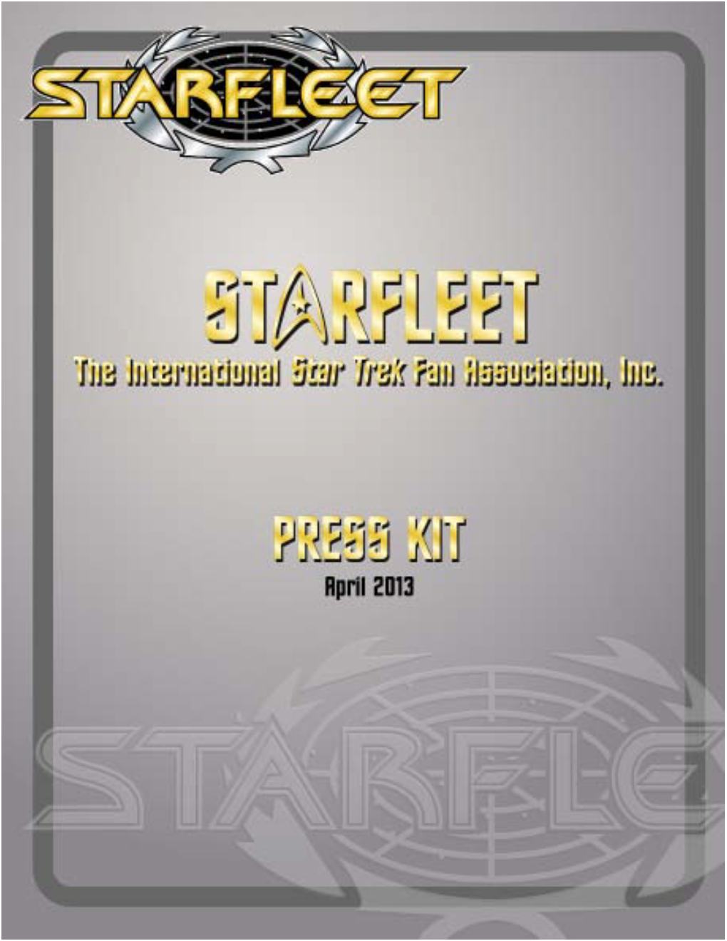 Starfleetpresskit April 2013.Pdf