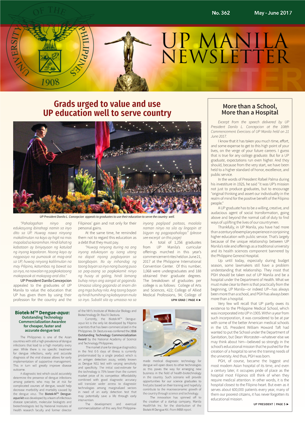 Up Manila Newsletter