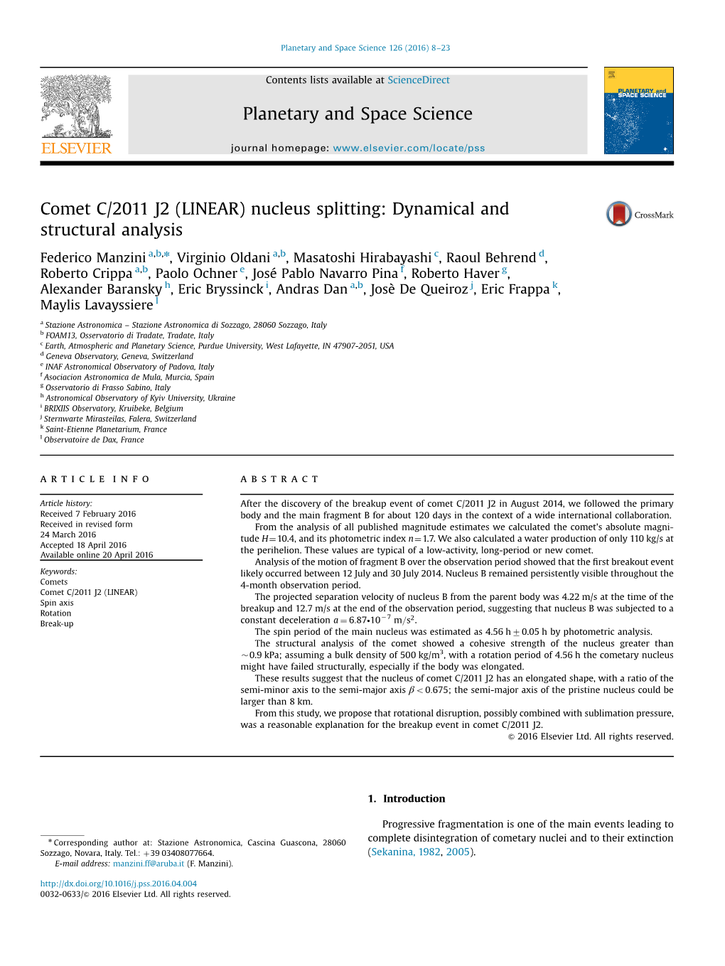 Comet C/2011 J2 (LINEAR) Nucleus Splitting: Dynamical and Structural Analysis