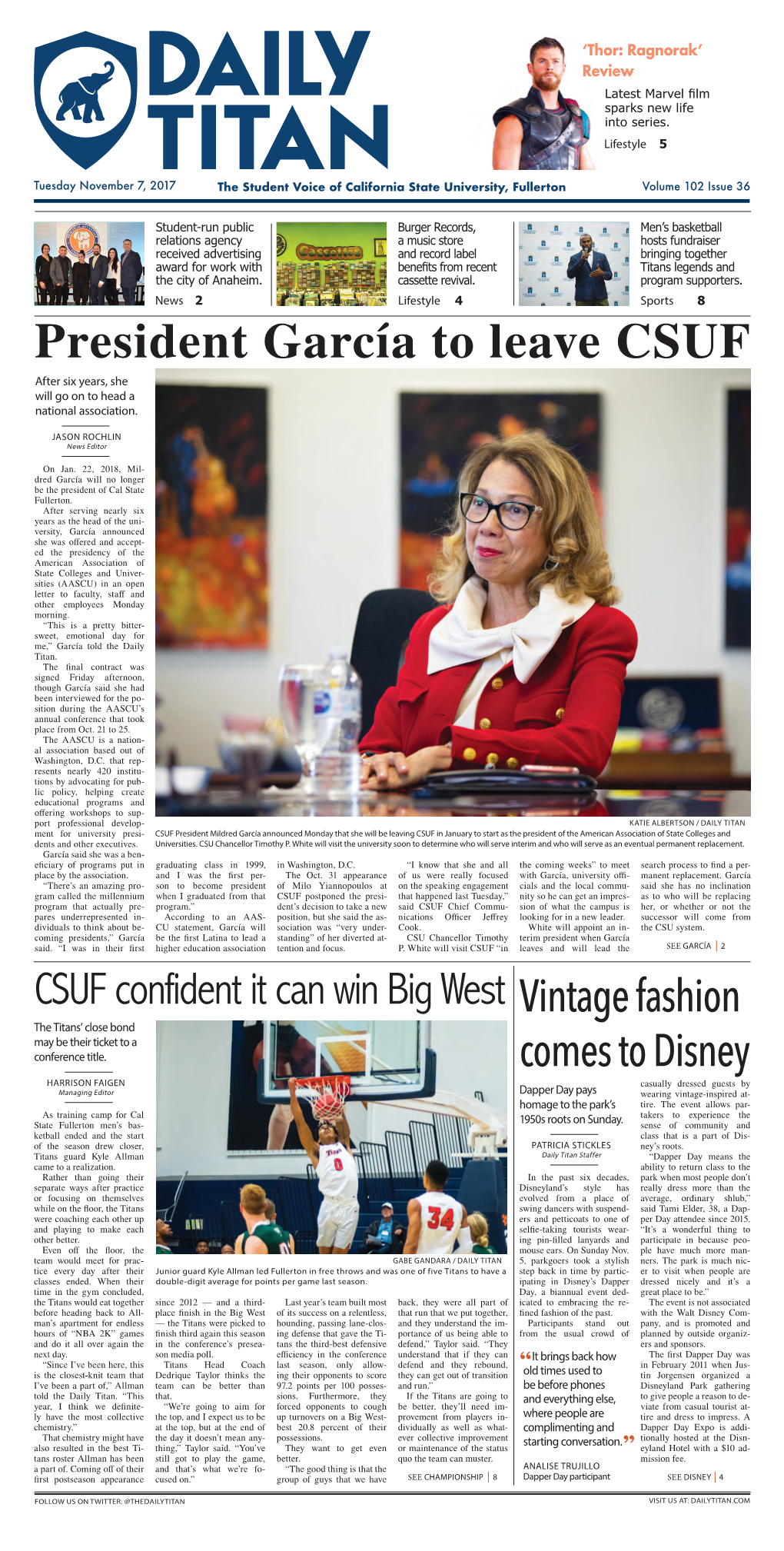 President García to Leave CSUF After Six Years, She Will Go on to Head a National Association