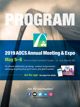 2019 AOCS Annual Meeting & Expo