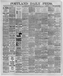 Portland Daily Press: August 18,1891