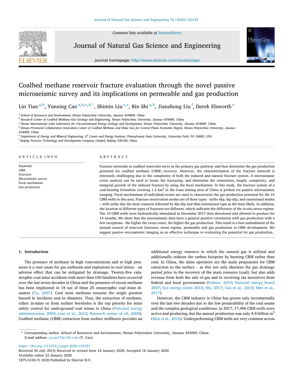 Coalbed Methane Reservoir Fracture Evaluation Through the Novel Passive Microseismic Survey and Its Implications on Permeable and Gas Production