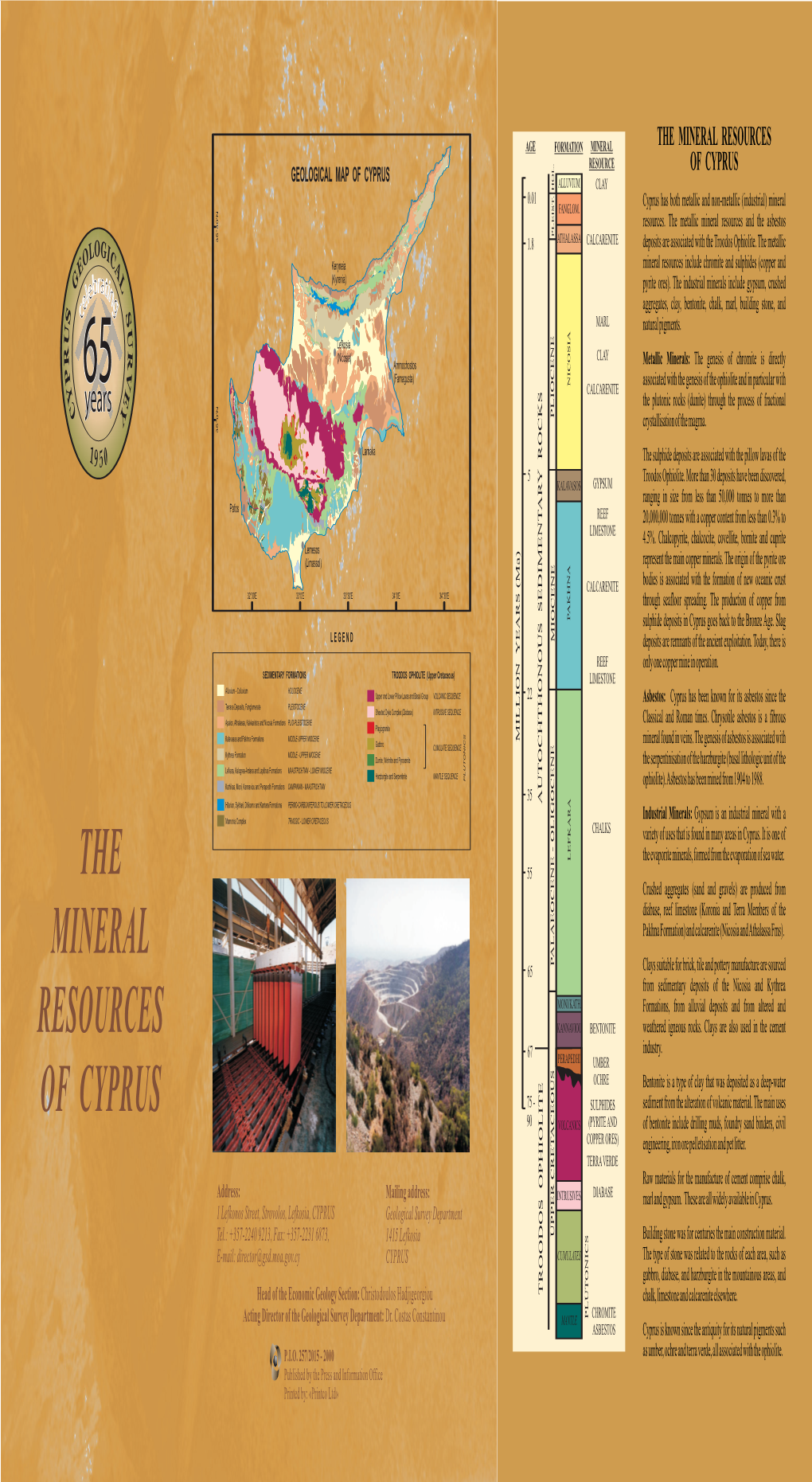 The Mineral Resources of Cyprus