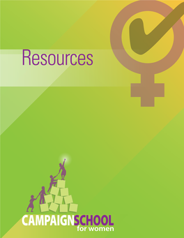 Resources: Campaign School for Women