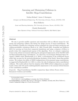 Assessing and Minimizing Collisions in Satellite Mega-Constellations
