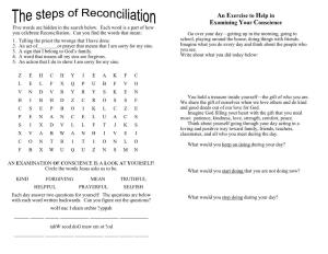 Rite (Steps) of Reconciliation