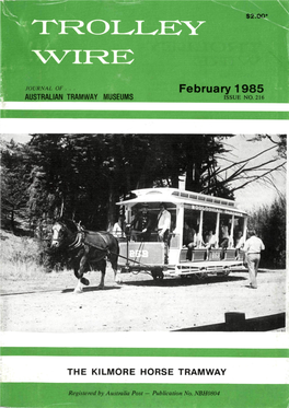 Trolley Wire As Their House Ten Years at Haddon 14 Journal