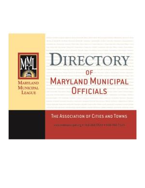 MML Directory of Cities and Towns
