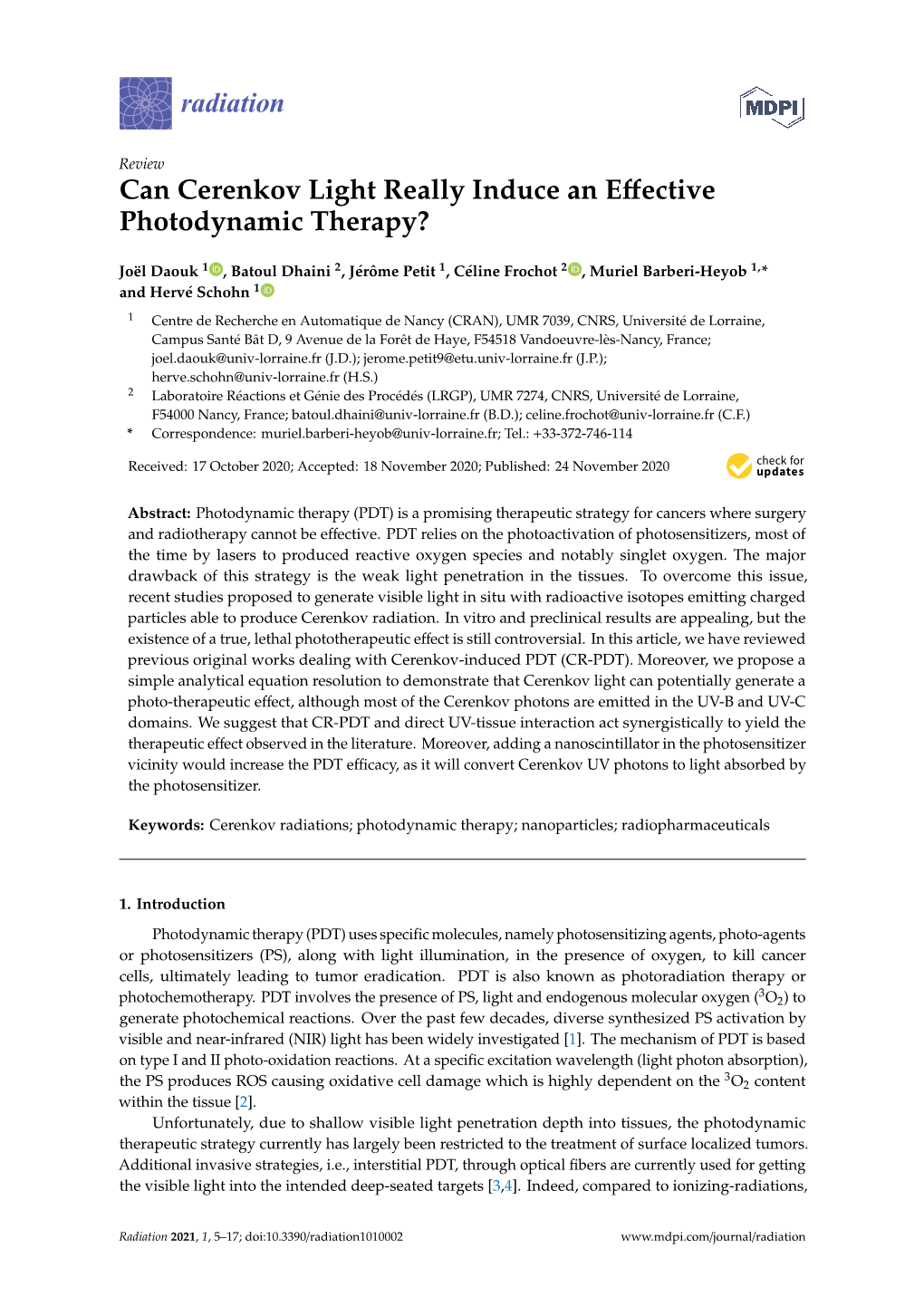 Can Cerenkov Light Really Induce an Effective Photodynamic Therapy?