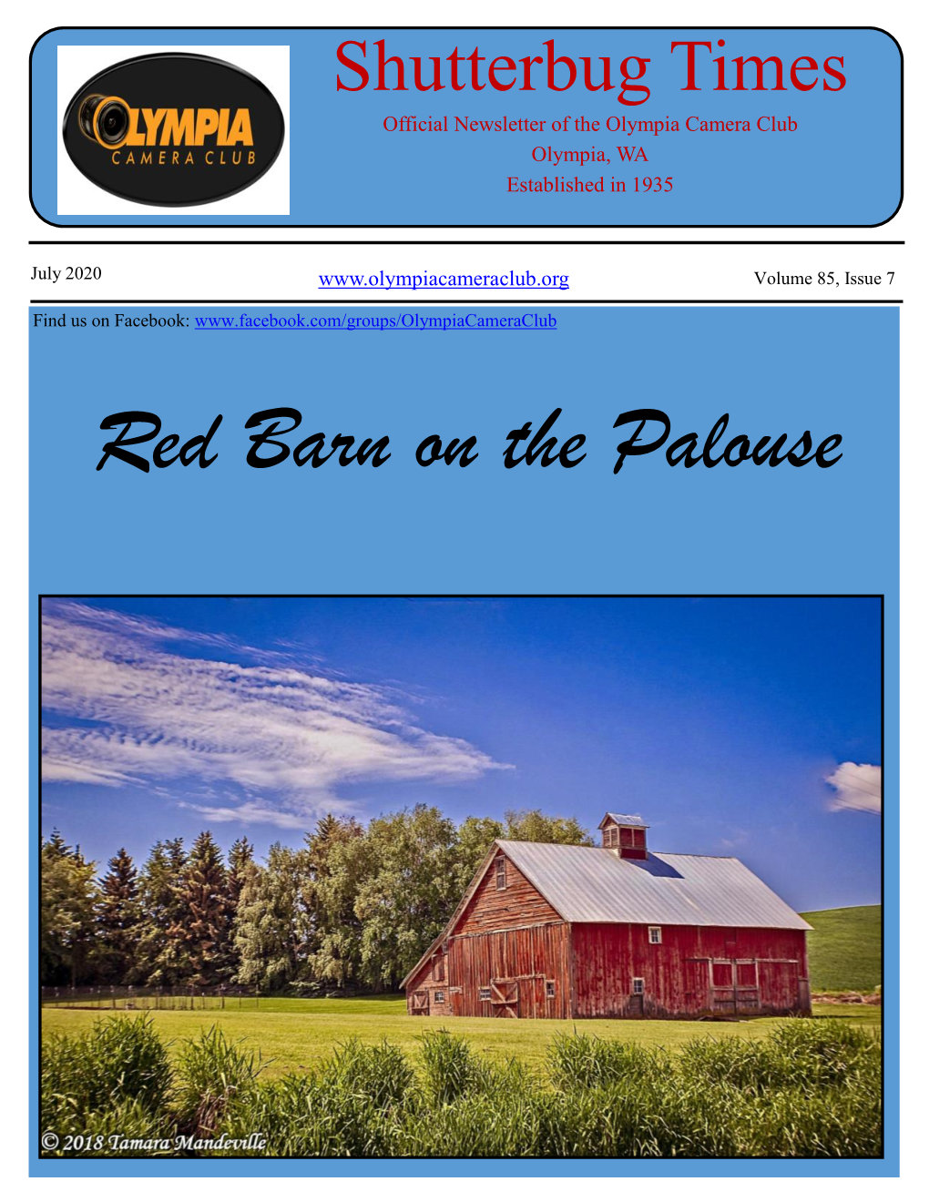 Red Barn on the Palouse