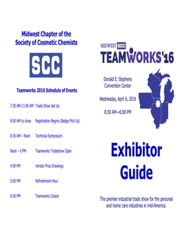 View the 2016 Exhibitor Guide