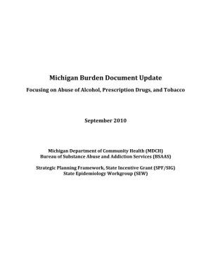Michigan Burden Document Update