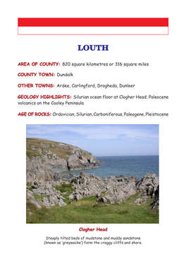 Louth: COUNTY GEOLOGY of IRELAND 1