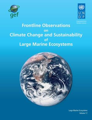 Frontline Observations Climate Change and Sustainability Large