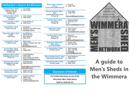 A Guide to Men's Sheds in the Wimmera