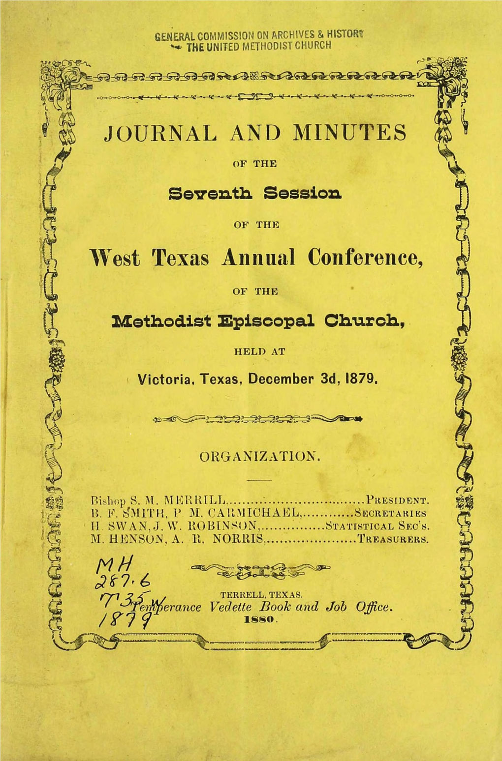 METHODIST EPISCOPAL CHURCH. 3 Question 8Th Was Taken Up—Who Are the Supernumerary Preachers ? L