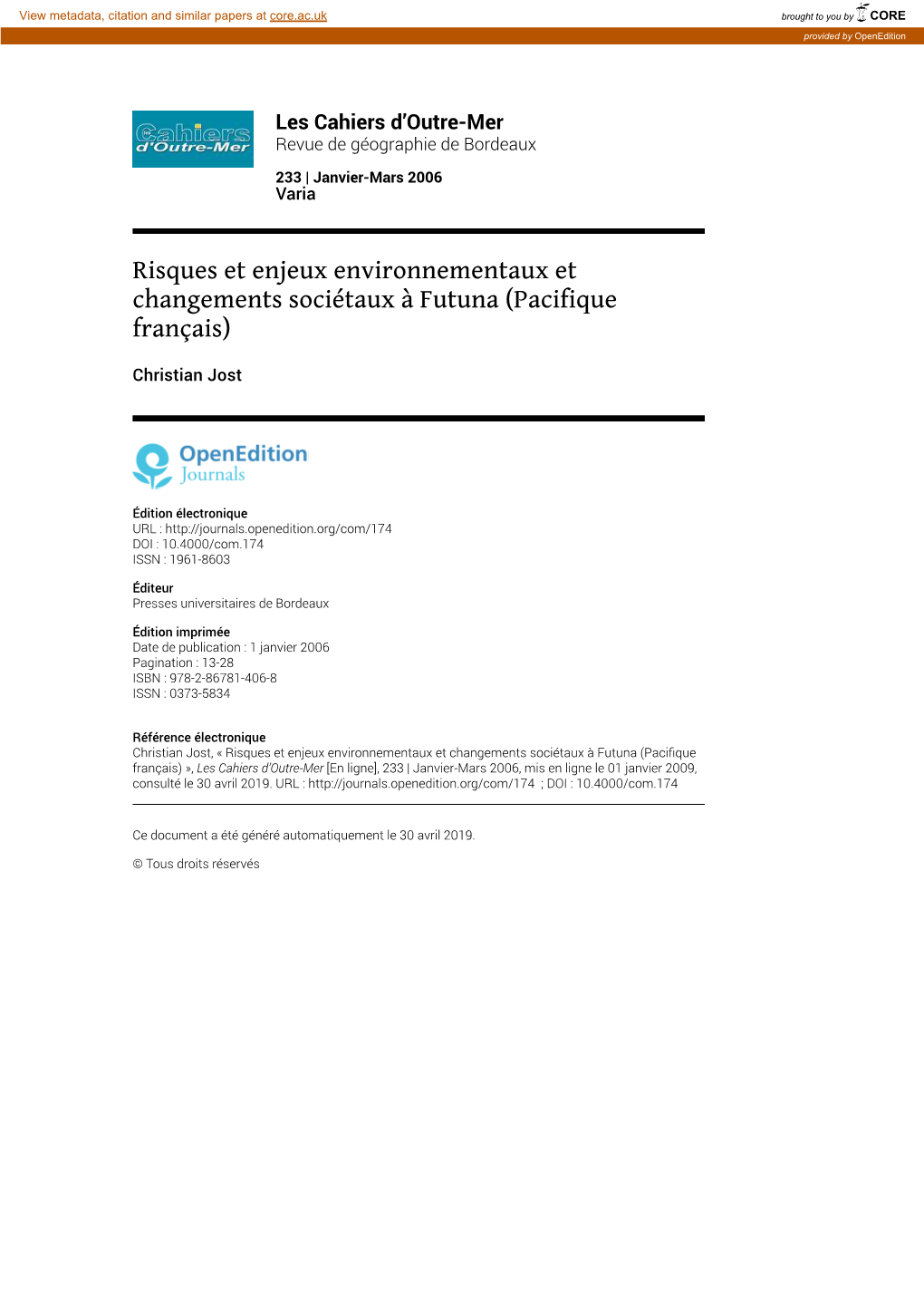 Journals.Openedition.Org/Com/174 DOI : 10.4000/Com.174 ISSN : 1961-8603