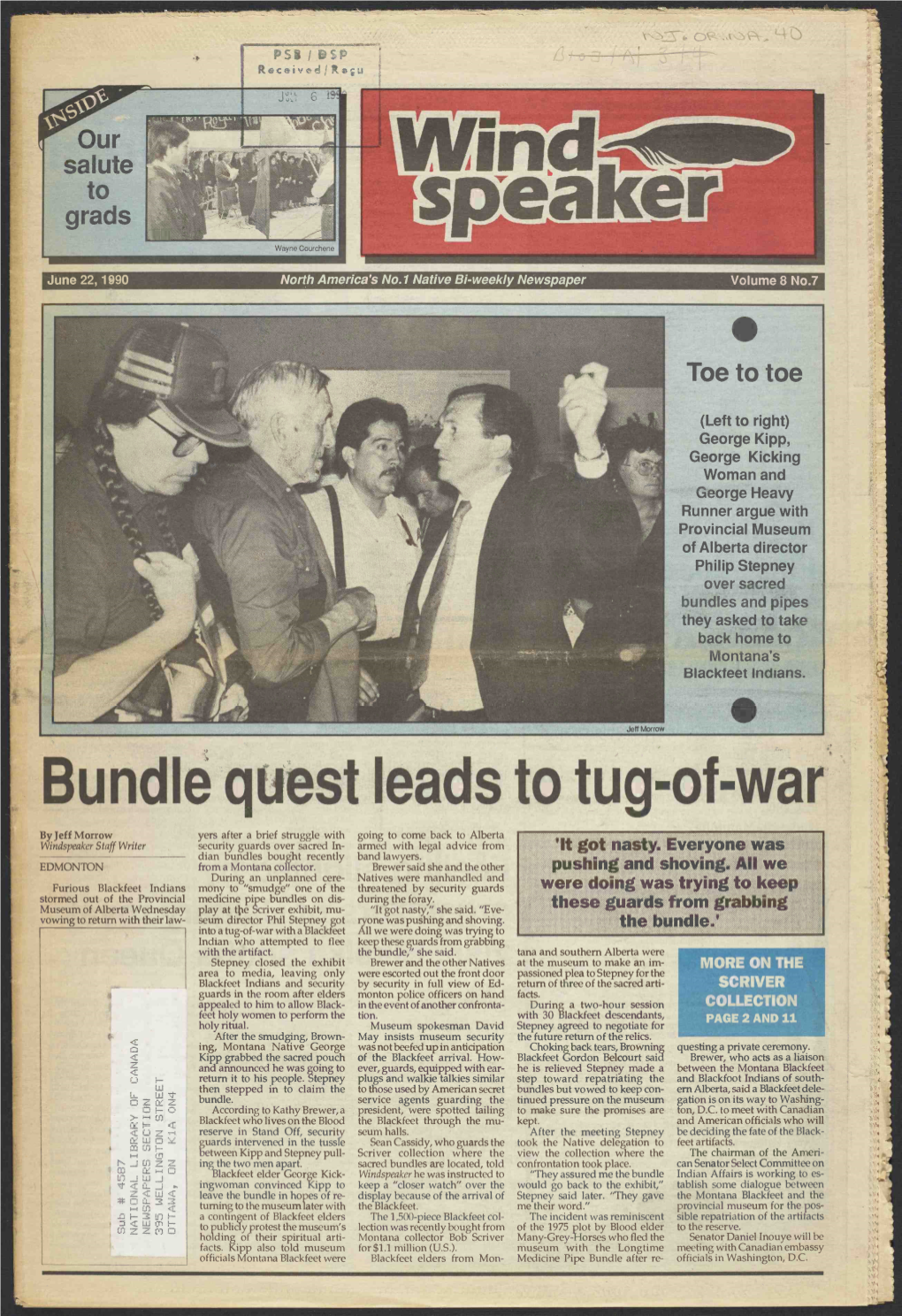 Windspeaker June 22, 1990